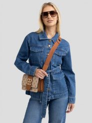 Torebka damska na pasku elegancka brązowa Elorina 802. Brązowe plecaki damskie Big Star, bez wzorów, ze skóry, eleganckie, bez dodatków. W wyprzedaży za 99.99 zł.