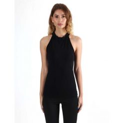 Kamizelka z bawełna na co dzień na siłownię. Czarne obuwie sportowe damskie LEONE 1947 APPAREL, bez wzorów, z bawełny, na fitness i siłownię. W wyprzedaży za 82.10 zł.