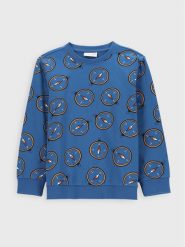 Coccodrillo Bluza ZC2132101TRK Granatowy Regular Fit. Niebieskie bluzy dla chłopców COCCODRILLO, bez wzorów, z bawełny, bez ramiączek, bez kaptura. Za 79.99 zł.
