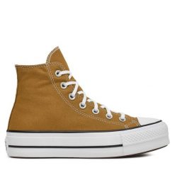Trampki Converse. Czarne półbuty damskie Converse, bez wzorów, retro, bez zapięcia. Za 322.99 zł.