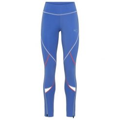 Rajstopy damskie Kari Traa Louise 2.0. Niebieskie spodnie sportowe damskie Kari Traa, s, bez wzorów, trekkingowe. Za 395.50 zł.