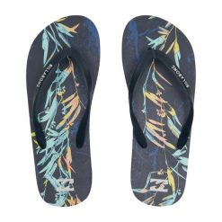 Japonki plażowe męskie Billabong Tides. Niebieskie buty sportowe męskie Billabong, bez zapięcia. Za 49.99 zł.