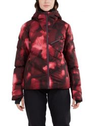 Damska kurtka narciarska Fundango Elyra Padded. Czerwone kurtki snowboardowe damskie Fundango, l, bez wzorów, z poliesteru, krótkie, bez kaptura, narciarskie. Za 499.00 zł.