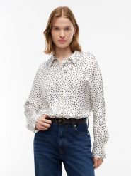Tommy Hilfiger Satynowa bluzka Kobiety wiskoza biały, M. Białe bluzki damskie Tommy Hilfiger, m, bez wzorów, z satyny, biznesowe, bez kołnierzyka, bez ramiączek. Za 489.95 zł.