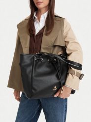 Beverly Hills Polo Club Torebka CEO-BHPC-C-008-10 Czarny. Czarne torebki do ręki damskie Beverly Hills Polo Club, bez wzorów, ze skóry, bez dodatków. Za 279.99 zł.