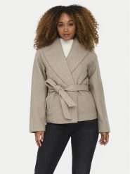 ONLY Kurtka przejściowa Augusta 15314352 Beżowy Regular Fit. Brązowe kurtki damskie Only, m, bez wzorów, z syntetyku, bez kaptura. Za 279.99 zł.