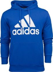 Adidas Bluza męska adidas Essentials French Terry Big Logo Hoodie niebieska IC9366 L. Niebieskie bluzy męskie Adidas, l, bez wzorów, bez kaptura. Za 198.86 zł.