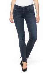 SPODNIE DAMSKIE LEE SCARLETT RAVEN L526GCBH. Niebieskie spodnie materiałowe damskie Lee, l, bez wzorów, z denimu. W wyprzedaży za 79.99 zł.