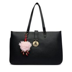 Torebka LOVE MOSCHINO. Czarne torebki do ręki damskie Love Moschino, bez wzorów, bez dodatków. Za 1,139.00 zł.