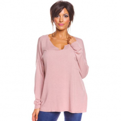 Sweter "Coco" w kolorze jasnoróżowym. Czerwone swetry damskie So Cachemire, z kaszmiru. W wyprzedaży za 165.95 zł.