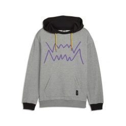 Bluza Puma Jaws Core. Szare bluzy męskie Puma, bez wzorów, bez kaptura, do koszykówki. W wyprzedaży za 226.50 zł.