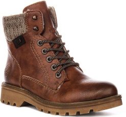 Rieker Booties Brązowe 42 (73220-24). Brązowe obuwie sportowe damskie Rieker, bez wzorów. Za 347.75 zł.