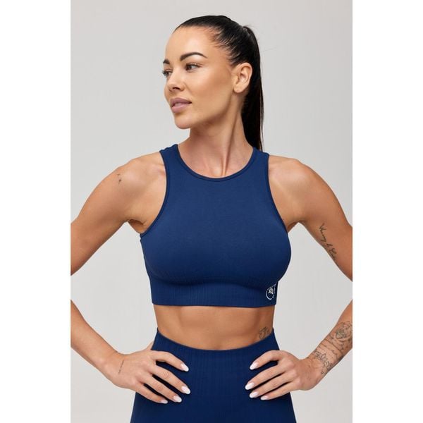 Stanik sportowy fitness seamless Rough Radical Linea Sports Bra. Niebieskie obuwie sportowe damskie ROUGH RADICAL, bez wzorów, na fitness i siłownię. W wyprzedaży za 111.92 zł.