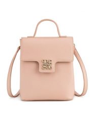 Nine West Plecak LX20006 Różowy. Czerwone plecaki damskie Nine West, bez wzorów, z tworzywa sztucznego. Za 229.99 zł.