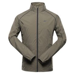 Kurtka męska sportowa wiatrówka Alpine Pro Spin 2. Zielone kurtki męskie Alpine Pro, m, bez wzorów, z softshellu, sportowe, bez kaptura. W wyprzedaży za 299.00 zł.