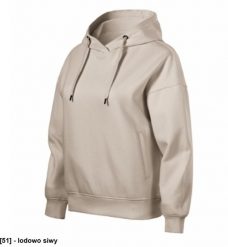 MALFINI - ADLER - - Bluza damska, g/m, % bawełna, % poliester, % bawełna, % wiskoza lodowo siwy XL. Szare bluzy damskie Malfini, m, bez wzorów, z bawełny, bez kaptura. Za 114.66 zł.