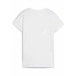 Damska koszulka z logo GRAPHICS Floral Cat PUMA White. Białe koszulki sportowe damskie Puma, xs, bez wzorów, z gumy, sportowe, bez kołnierzyka. W wyprzedaży za 69.00 zł.