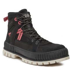 Trapery Palladium. Czarne kozaki damskie Palladium. Za 489.99 zł.
