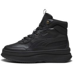 Buty Puma Mayra, Kobiety. Czarne obuwie sportowe damskie Puma, bez wzorów, z materiału, trekkingowe. Za 239.99 zł.