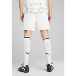Męskie szorty Portugalia 2025 PUMA White Black. Białe krótkie spodenki sportowe męskie Puma, l, bez wzorów, do piłki nożnej. Za 199.00 zł.