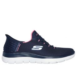 Buty do chodzenia damskie Skechers Slip Ins Summits. Obuwie sportowe damskie Skechers, bez wzorów, trekkingowe, Skechers Sport. W wyprzedaży za 259.99 zł.