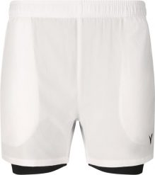 Szorty Virtus Zayne V2. Białe krótkie spodenki sportowe męskie VIRTUS, l, bez wzorów, z materiału, na fitness i siłownię. Za 147.50 zł.