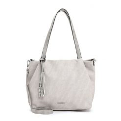 Emily & Noah Torebka Shopper E&N Elke Torby na zakupy 1 ct Szary Damski. Szare torby na ramię damskie Emily & Noah, bez wzorów, z poliesteru, na ramię, bez dodatków. Za 230.99 zł.