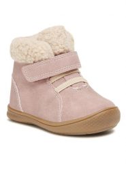 Nelli Blu Kozaki CM211112-69 Różowy. Czerwone buty zimowe dziewczęce Nelli Blu, bez wzorów, ze skóry, bez zapięcia. Za 129.99 zł.