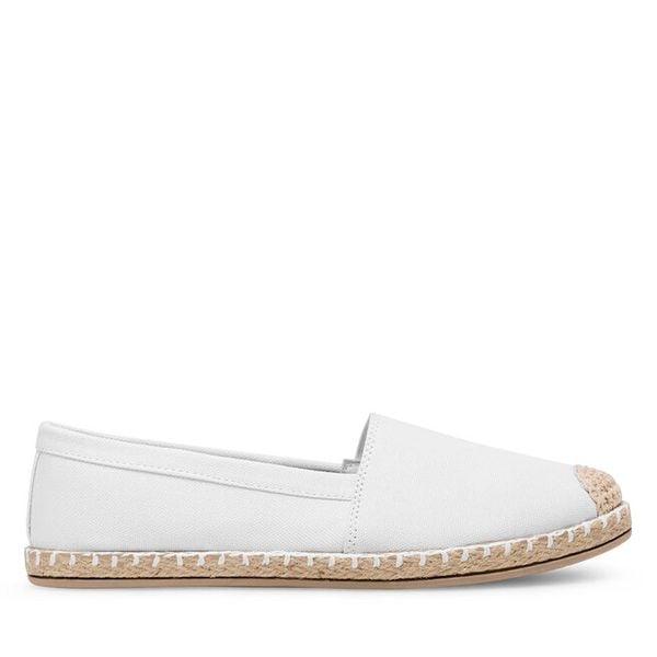 Espadryle Jenny Fairy. Białe espadryle damskie Jenny Fairy, bez wzorów, bez obcasa, bez zapięcia. Za 59.99 zł.