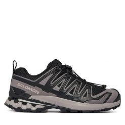 Buty do biegania Salomon. Czarne obuwie sportowe damskie Salomon, bez wzorów, do biegania. Za 649.99 zł.