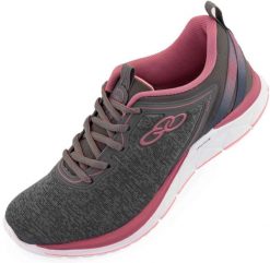Olympikus Day damskie buty fitness z Evasense. Szare obuwie sportowe damskie OLYMPIKUS, bez wzorów, z materiału, na fitness i siłownię. Za 254.99 zł.