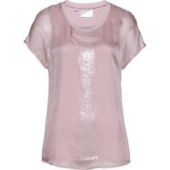 Tunika z cekinami bonprix matowy jasnoróżowy. Czerwone tuniki damskie bonprix, eleganckie. Za 49.99 zł.