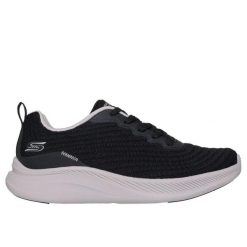 Buty SKECHERS BOBS MODA FLEX MELLOW DAWN Czarny. Czarne obuwie sportowe damskie Skechers, bez wzorów, z syntetyku, do biegania, Skechers Sport. Za 276.30 zł.