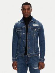 Dolce&Gabbana Kurtka jeansowa G9VZ8D G8LN5 Granatowy Regular Fit. Niebieskie kurtki męskie Dolce&Gabbana, m, bez wzorów, z bawełny, bez kaptura. Za 5,399.00 zł.