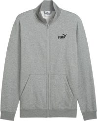 Bluza męska Puma ESS No.1 Logo Track Jacket FL szara 682582 03 S. Szare bluzy męskie Puma, m, bez wzorów, bez kaptura. Za 240.54 zł.