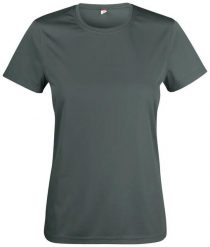 Clique Basic Active-T Women T-shirt z poliestru. Szare t-shirty damskie CLIQUE, m, bez wzorów, bez kołnierzyka. Za 103.67 zł.