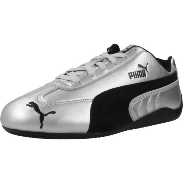 Buty PUMA YELLOW SPEEDCAT Srebrny. Szare obuwie sportowe damskie Puma, trekkingowe. Za 423.99 zł.