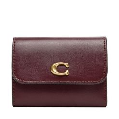 Portfel Coach. Czerwone portfele damskie Coach, bez wzorów. Za 599.99 zł.