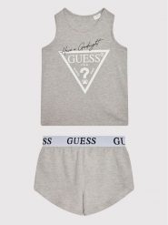 Guess Piżama J1BG00 J1311 Szary Regular Fit. Szare bielizna dla dziewczynek Guess, z aplikacjami, z bawełny. Za 169.99 zł.