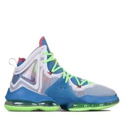 Buty koszykarskie męskie Nike Lebron 19. Czarne buty sportowe męskie Nike, z materiału, bez zapięcia, do koszykówki. Za 879.00 zł.
