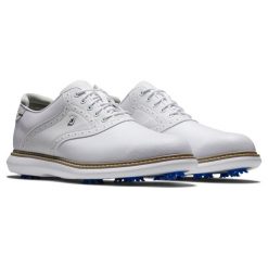 Buty do golfa męskie Footjoy Tradition wodoodporne. Buty sportowe męskie FOOTJOY, ze skóry, bez zapięcia, na golfa. Za 629.99 zł.