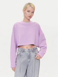 HUGO Bluza Derissa_B 50545035 Różowy Relaxed Fit. Czerwone bluzy damskie Hugo, m, bez wzorów, z bawełny, bez kaptura. Za 309.99 zł.