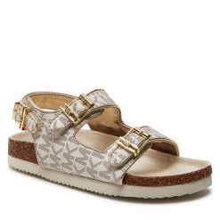 Sandały MICHAEL KORS KIDS. Brązowe sandały dziewczęce MICHAEL KORS KIDS, bez zapięcia. Za 229.99 zł.