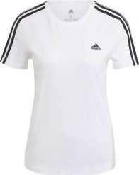 Adidas Koszulka damska ADIDAS W 3S T XS. T-shirty damskie Adidas, s, bez wzorów, bez kołnierzyka. Za 103.31 zł.
