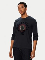 Aeronautica Militare Longsleeve 262TS2570UJ00641 Granatowy Regular Fit. Niebieskie bluzki z długim rękawem męskie Aeronautica Militare, m, bez wzorów, z bawełny, bez kołnierzyka. Za 304.99 zł.