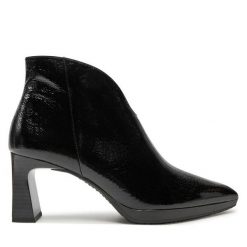 Botki Hispanitas. Czarne botki damskie Hispanitas, bez obcasa, na słupku, bez zapięcia. Za 639.99 zł.