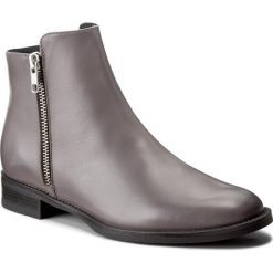 Botki EVA MINGE - Odalys 2F 17GR1372265EF 109. Szare botki damskie Eva Minge, ze skóry, bez obcasa, na obcasie. W wyprzedaży za 289.00 zł.