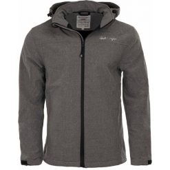 Glemo Spitsbergen Kurtka Softshell Męska - Wiatroszczelna i Wodoodporna. Szare kurtki męskie GLOMEX, m, bez wzorów, z softshellu, trekkingowe. Za 270.99 zł.