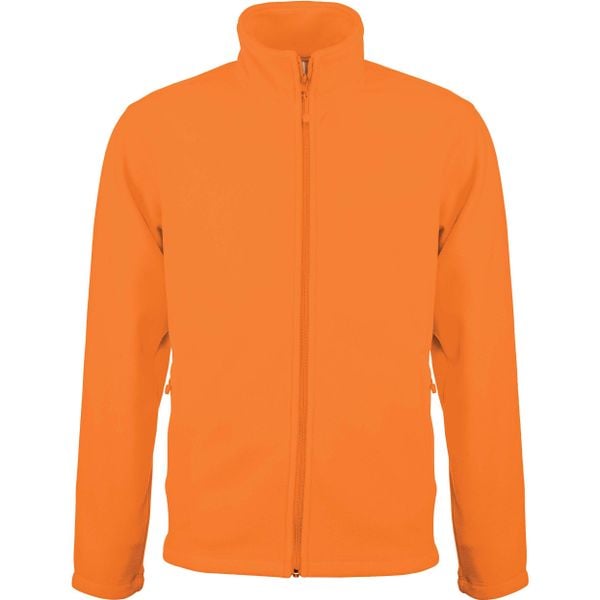 Kurtka z mikropolaru z zamkiem błyskawicznym Kariban Falco. Brązowe kurtki męskie KARIBAN, m, bez wzorów, bez kaptura. Za 145.00 zł.