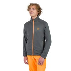 Bluza męska Rossignol Blackside Fleece Fz. Szare bluzy męskie Rossignol, na zimę, m, bez wzorów, bez kaptura. W wyprzedaży za 356.15 zł.